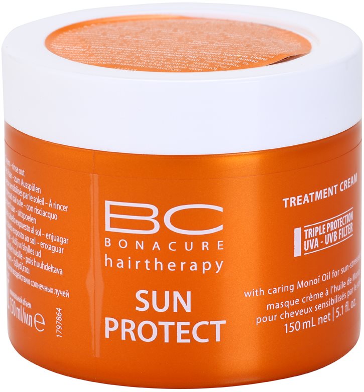 Schwarzkopf Professional BC Bonacure Sun Protect mascarilla nutritiva para cabello maltratado por el sol