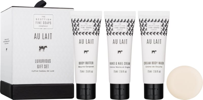 Scottish Fine Soaps Au Lait Cosmetic Set II.