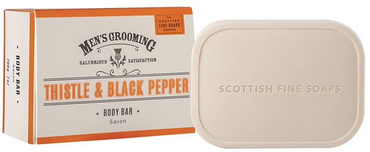 Scottish Fine Soaps Men’s Grooming Thistle & Black Pepper sapun pentru barbati