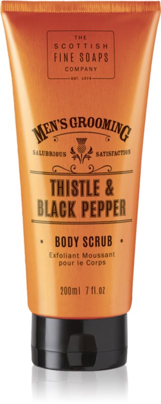 Scottish Fine Soaps Men’s Grooming Thistle & Black Pepper енергетичний пілінг для чоловіків