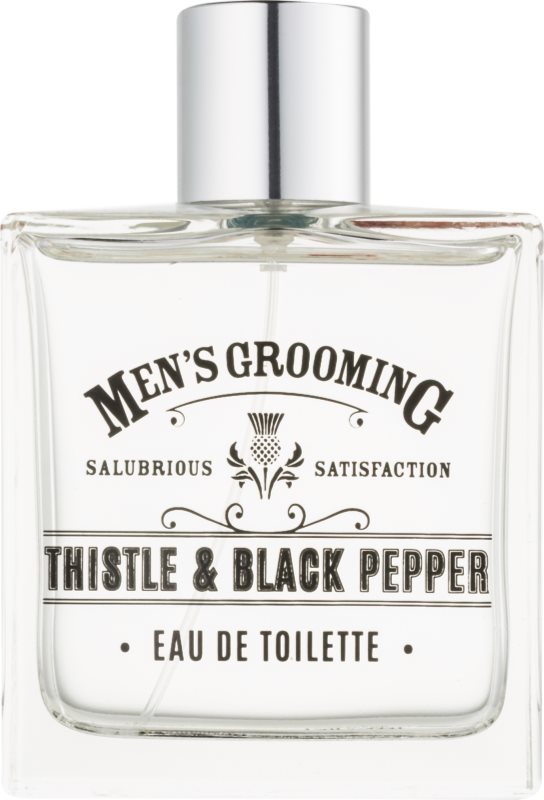 Scottish Fine Soaps Men’s Grooming Thistle & Black Pepper Eau de Toilette for Men 100 ml