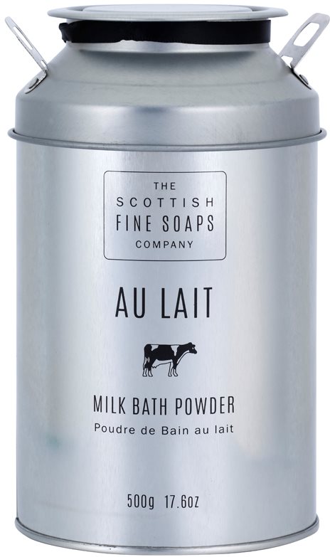 Scottish Fine Soaps Au Lait mlečni prah za kopel z kamilico