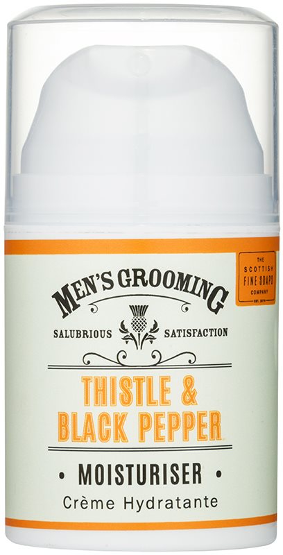 Scottish Fine Soaps Men’s Grooming Thistle & Black Pepper vlažilni gel za obraz