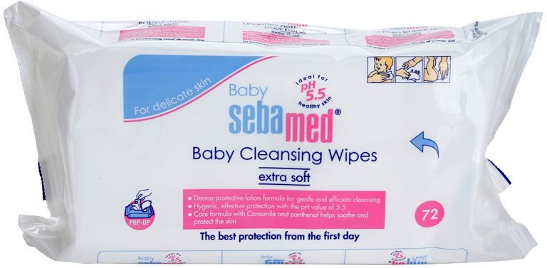 Sebamed Baby Care nežni čistilni robčki