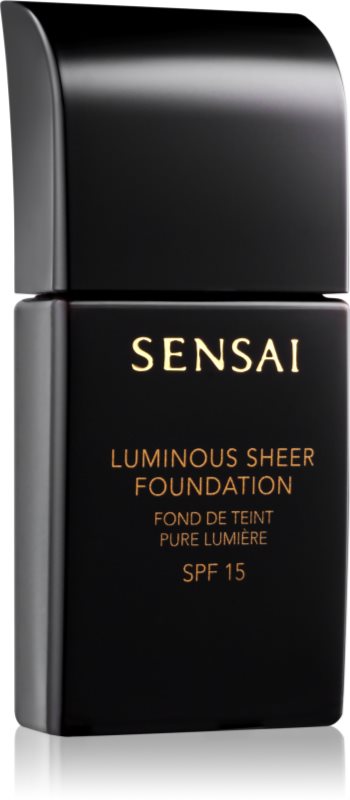 Sensai Luminous Sheer puder rozjaśniający w płynie SPF 15