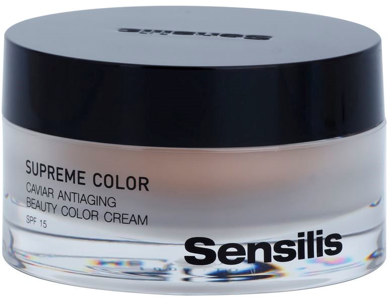 Sensilis Supreme Color crema antiarrugas con color para unificar el tono de la piel SPF 15
