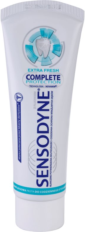 Sensodyne Complete Protection Extra Fresh Zahnpasta für den kompletten Schutz Ihrer Zähne