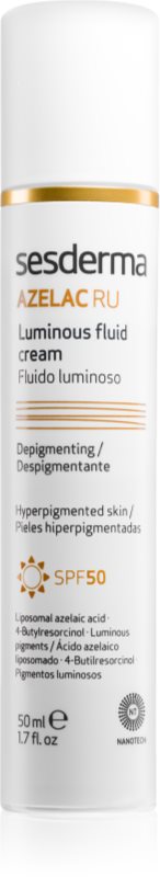 Sesderma Azelac RU rozjasňujúci fluid SPF 50