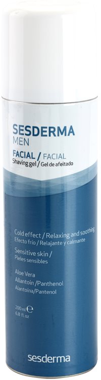Sesderma Men gel na holení se zklidňujícím účinkem pro citlivou pleť