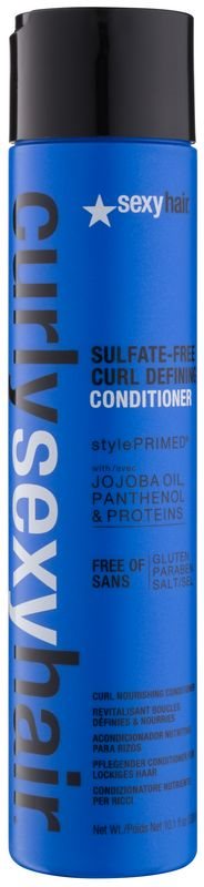 Sexy Hair Curly kondicionér pro ochranu barvy kudrnatých vlasů bez sulfátů a parabenů
