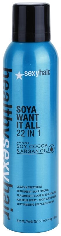 Sexy Hair Healthy ľahký bezoplachový kondicionér obsahujúi sóju, kakao a arganový olej