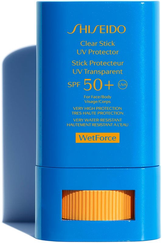 Shiseido Sun Care Clear Stick UV Protector SPF50+ For Face & Body krema za sončenje v paličici SPF 50+