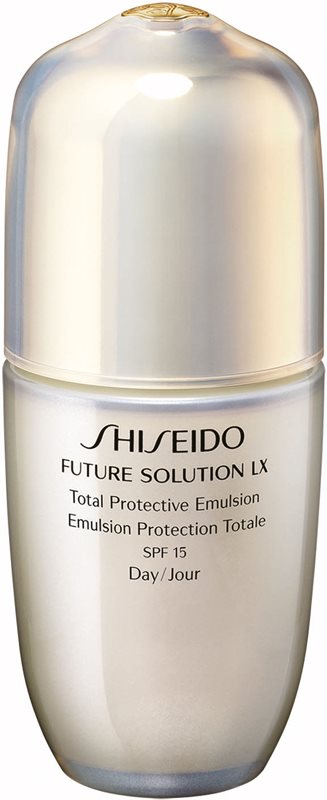 Shiseido Future Solution LX Total Protective Emulsion SPF15 emulsión protectora de día SPF 15