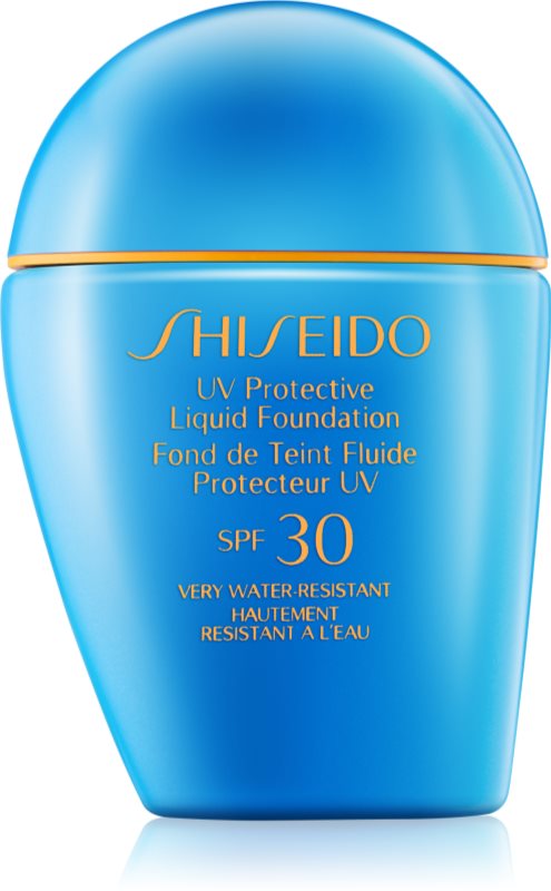 Shiseido Sun Foundation maquillaje líquido resistente al agua SPF 30