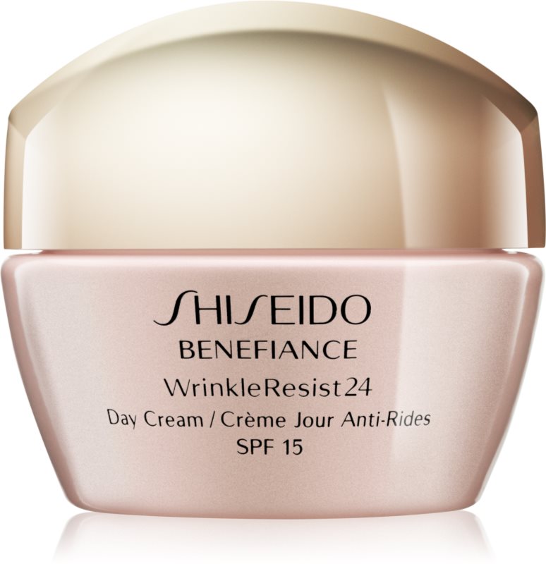 Shiseido Benefiance WrinkleResist24 Day Cream SPF15 Verwöhnende Anti-Aging Feuchtigkeitspflege für den Tag