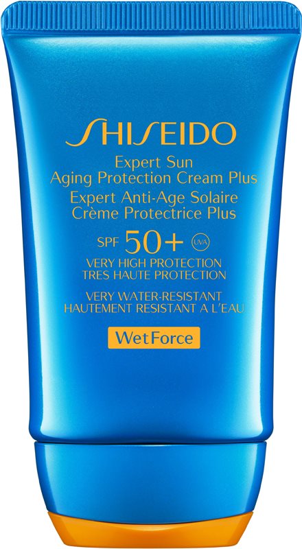 Shiseido Sun Care Expert Sun Aging Protection Cream WetForce opaľovací krém na tvár SPF 50+