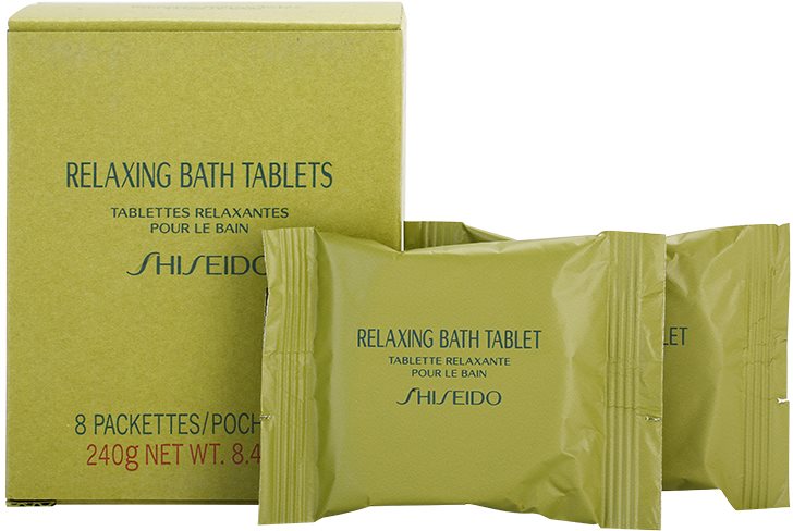 Shiseido Body Relaxing musująca tabletka do kąpieli o działaniu relaksującym