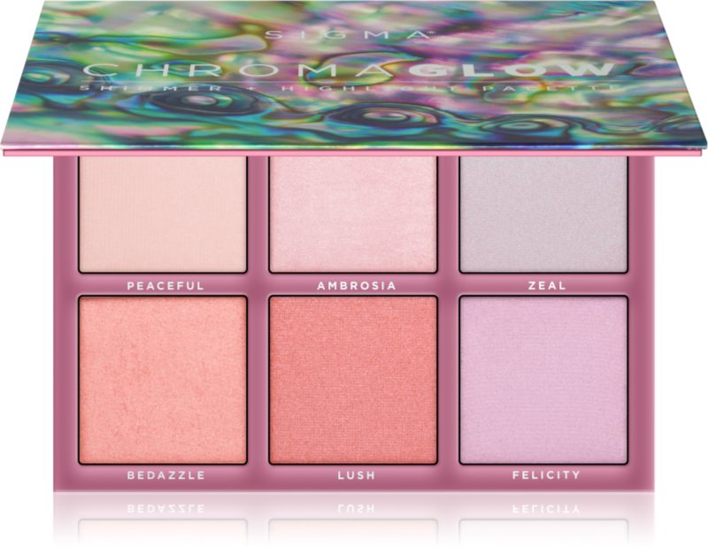 Sigma Beauty Chroma Glow paleta osvetljevalcev