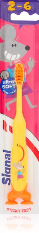 Signal Kids Toothbrush with Suction Cup for Kids