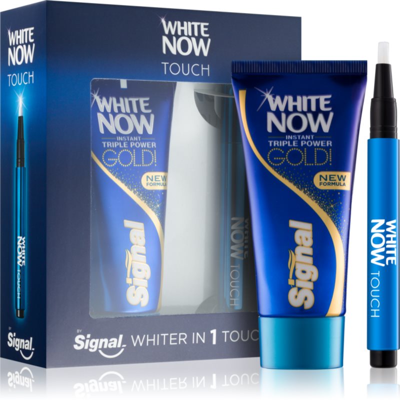 Signal White Now Triple Power Gold Cosmetic Set I.