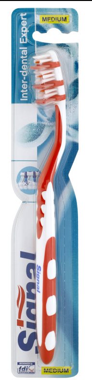 Signal Inter-Dental Expert escova de dentes medium