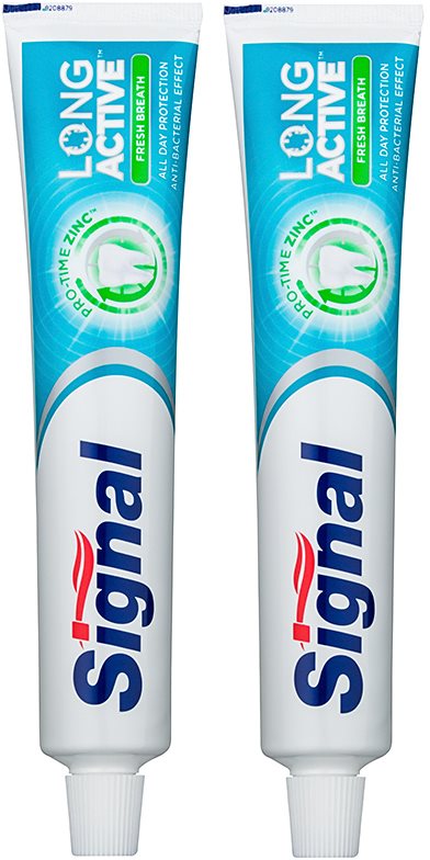 Signal Long Active Fresh Breath Zahncreme für frischen Atem Duo