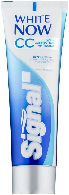 Signal White Now CC bieliaca zubná pasta pre kompletnú starostlivosť