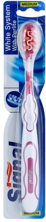 Signal White System cepillo de dientes medio