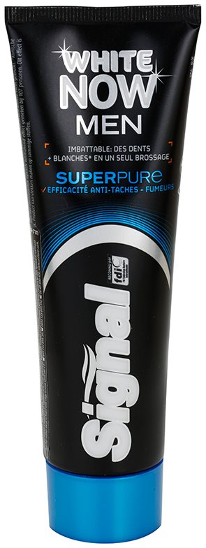Signal White Now Men Super Pure Zahncreme für Männer mit bleichender Wirkung