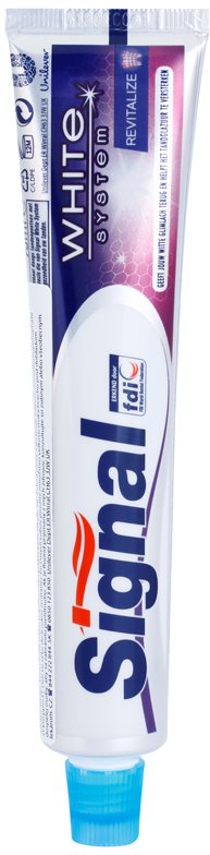 Signal White System Revitalize pasta de dientes remineralizante con efecto blanqueador