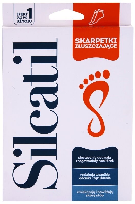 Silcatil Foot Care sosete exfoliante pentru hidratarea picioarelor