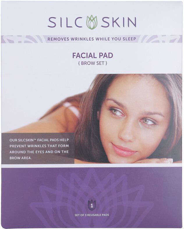 SilcSkin Facial Pad silikonové polštářky proti vráskám v oblasti čela a očí