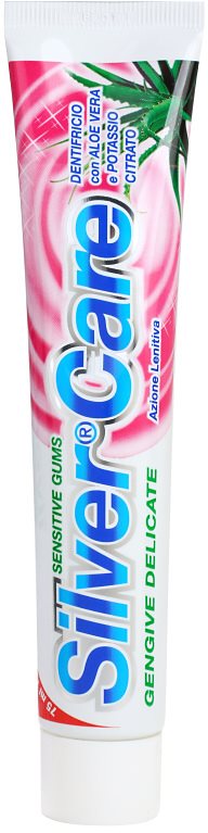 SilverCare Sensitive pasta de dientes para encías sensibles