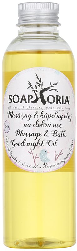 Soaphoria Babyphoria masážny a kúpeľový olej na dobrú noc pre deti