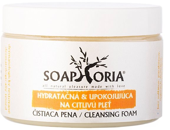 Soaphoria Care hydratační a uklidňující čisticí pěna na citlivou pleť