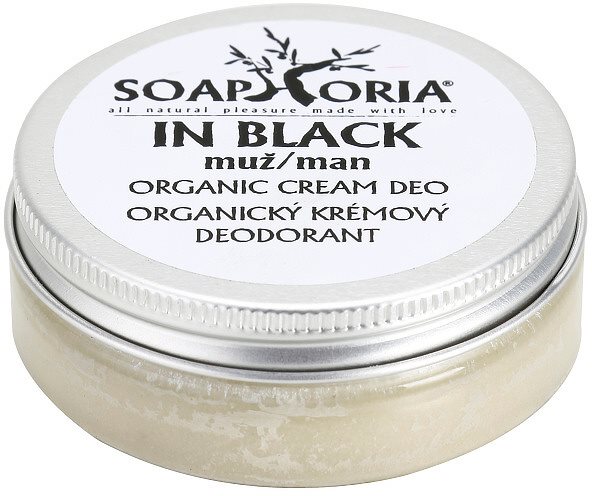 Soaphoria In Black organski kremasti dezodorant za moške