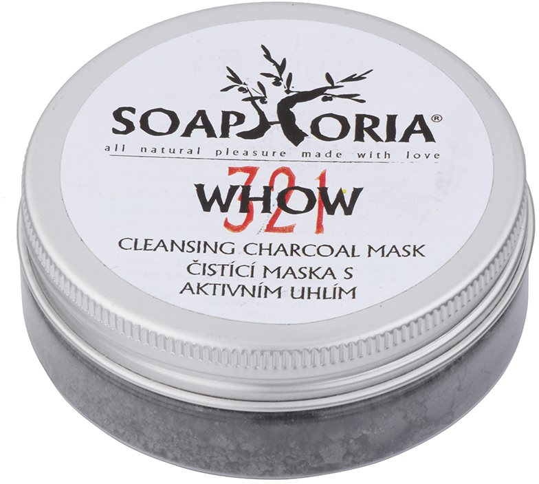 Soaphoria Organic reinigende Maske mit Aktivkohlepulver