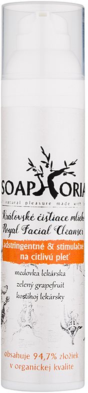 Soaphoria Royal Facial Cleanser adstringentní a stimulační čisticí mléko pro citlivou pleť