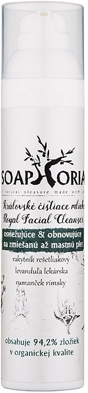 Soaphoria Royal Facial Cleanser orzeźwiające i odświeżające mleczko oczyszczające do skóry tłustej i mieszanej