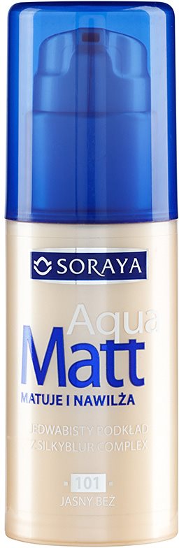 Soraya Aqua Matt machiaj cu efect matifiant cu efect de hidratare