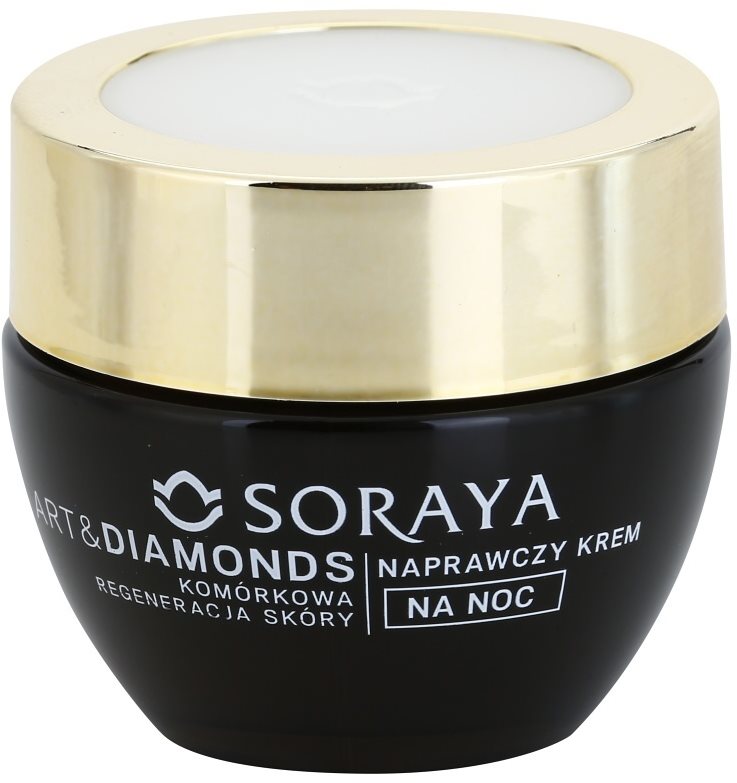 Soraya Art & Diamonds regenerierende Nachtcreme für die Erneuerung der Hautzellen