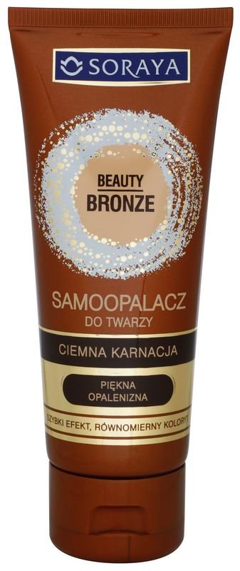 Soraya Beauty Bronze Cremă de bronzat pentru față pentru piele întunecată
