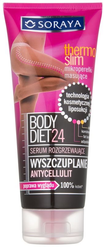 Soraya Body Diet 24 sérum de emagrecimento anti-celulite com efeito de aquecimento