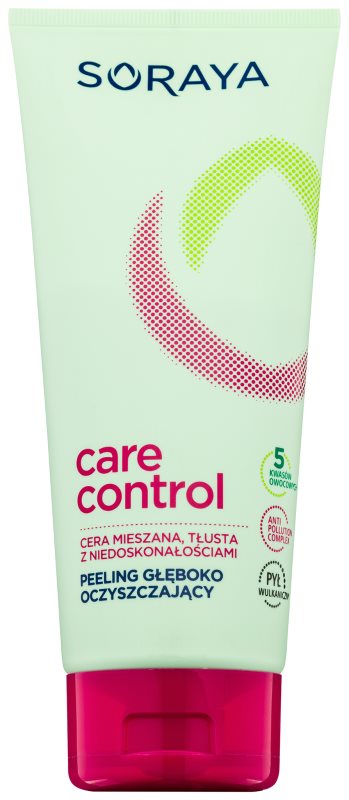 Soraya Care & Control čisticí gel, peeling a pleťová maska pro mastnou a smíšenou pleť