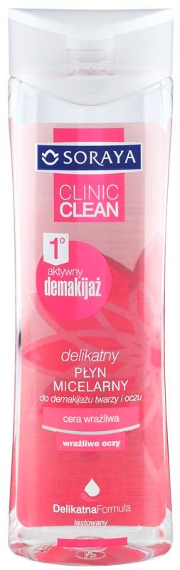 Soraya Clinic Clean água micelar para pele e olhos sensíveis