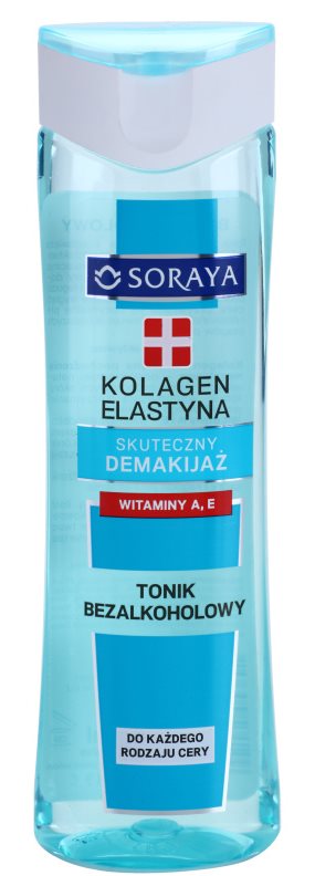 Soraya Collagen & Elastin čisticí tonikum s vitamínem A a E