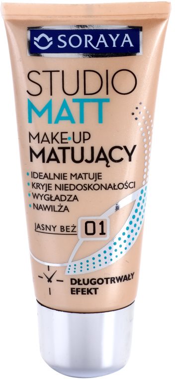 Soraya Studio Matt machiaj cu efect matifiant cu vitamina E