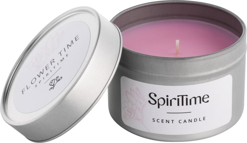 SpiriTime Flower Time Duftkerze in Blechverpackung