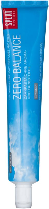 Splat Special Zero Balance Homöopathische Zahncreme