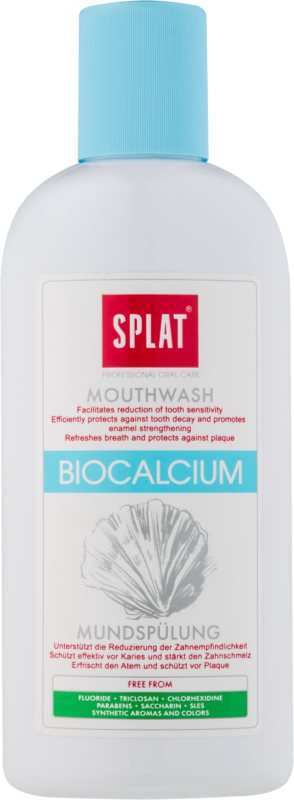 Splat Professional Biocalcium płyn do płukania jamy ustnej dla wzmocnienia i odnowy szkliwa bez fluoru